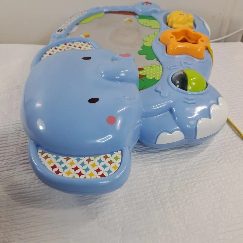 VTech baby Lil’ critters Magical discovery mirror elephant toy music lights WORK